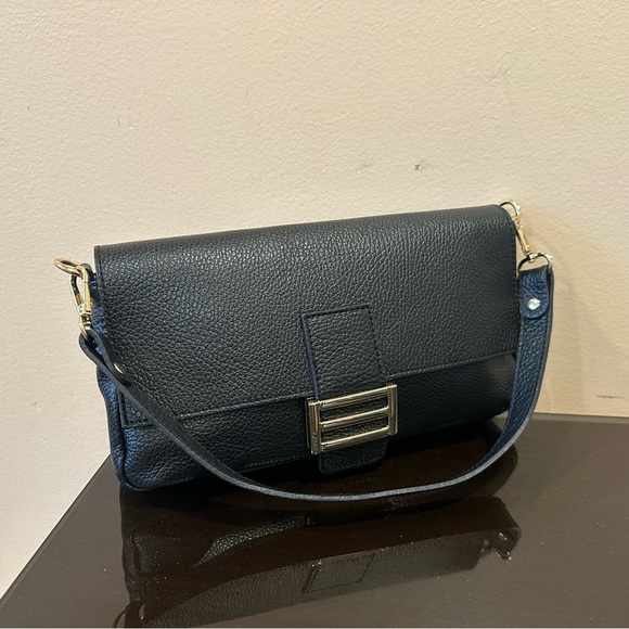 Elegant Black Leather women’s purse Divine Firenze made in Italy - Picture 3 of 9